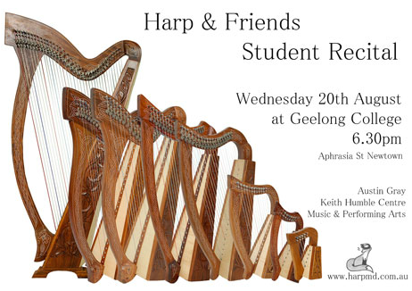 Student harp concert